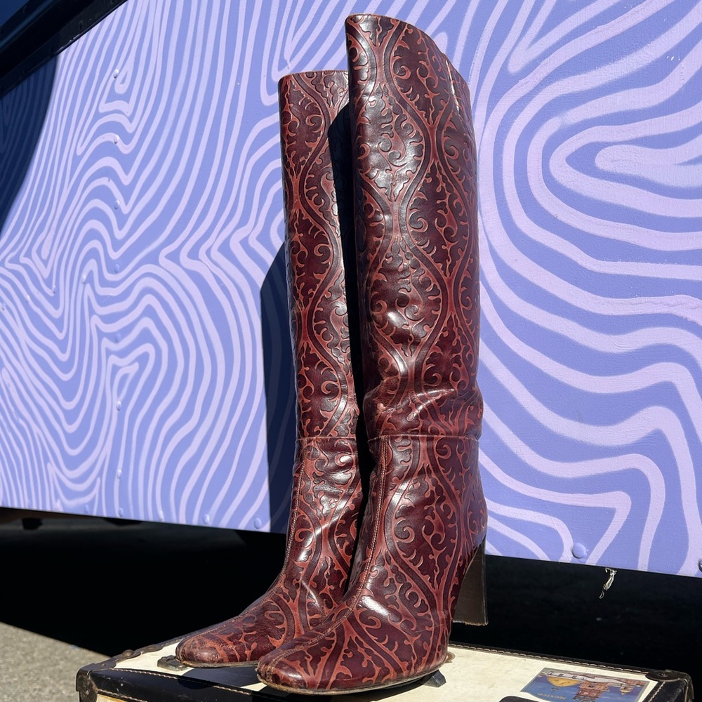 Vintage Tall Leather Boots